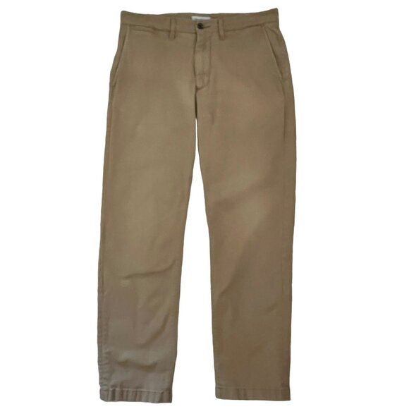 Hennepin Chino Mens Pants 32Wx30L Khaki by Goodfellow and Co Tan - Picture 1 of 6